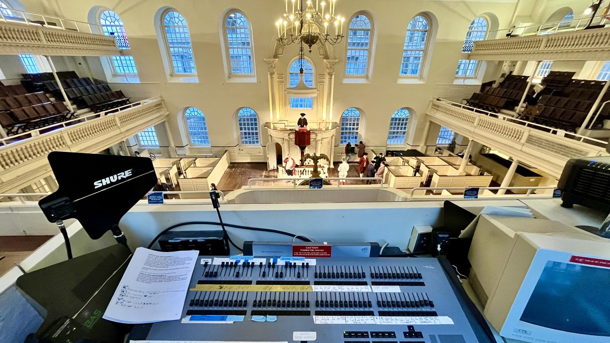 Live production lighting board