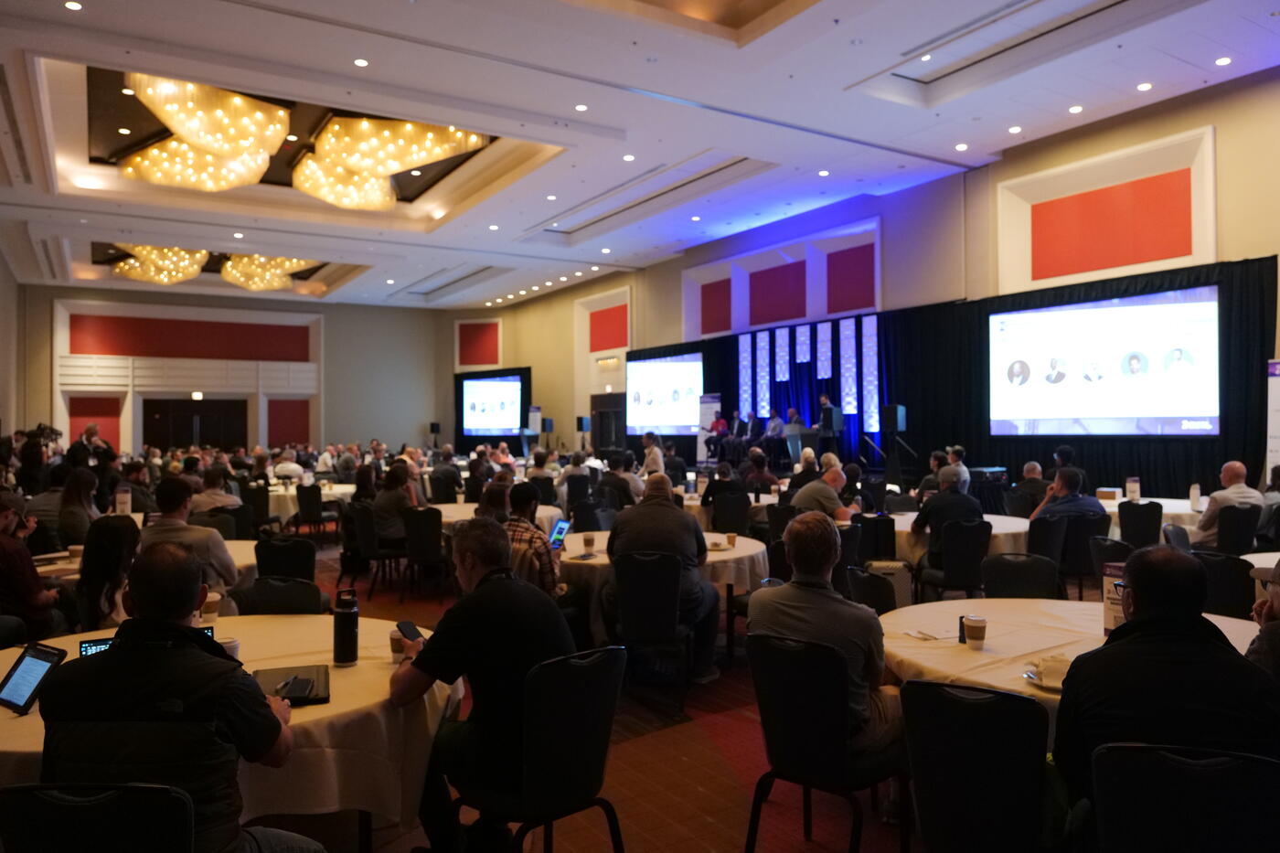 Large conference production